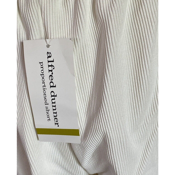 Alfred Dunner Womens 14 Petite Proportioned Short Cream Corduroy Pants - Picture 6 of 7